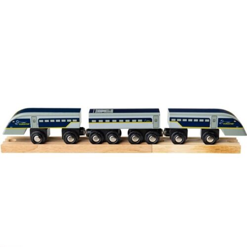 Vláčkodráha vláčky - Rychlík Eurostar E320 + 2 koleje (Bigjigs)