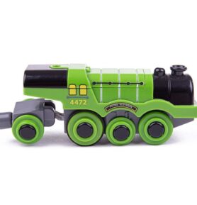 Vláčkodráha mašinka - Elektrická s pohonem, Flying Scotsman (Bigjigs)