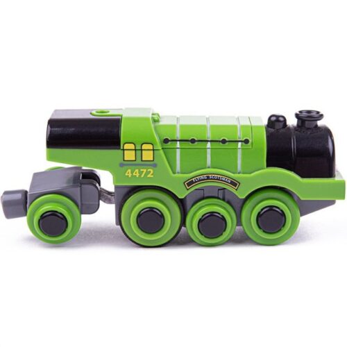 Vláčkodráha mašinka - Elektrická s pohonem, Flying Scotsman (Bigjigs)