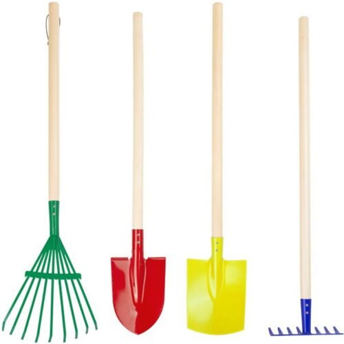 Zahradní nářadí - Set barevný 72cm, 4ks (Small foot)