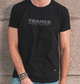 RAVE Černé tričko | Trance Is My World Velikost: XXL