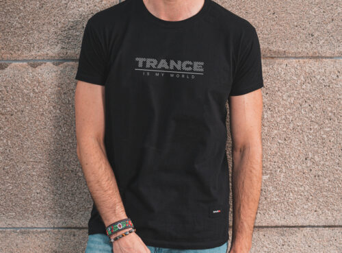 RAVE Černé tričko | Trance Is My World Velikost: M