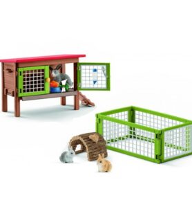 Schleich - Farma, Králíkárna se zvířátky a příslušenstvím