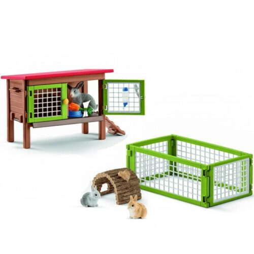 Schleich - Farma, Králíkárna se zvířátky a příslušenstvím
