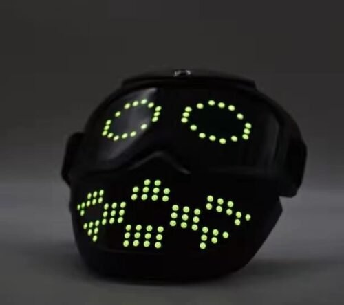 RAVEON Svítící maska RAVE 2.0 | Nastavitelná přes Smartphone