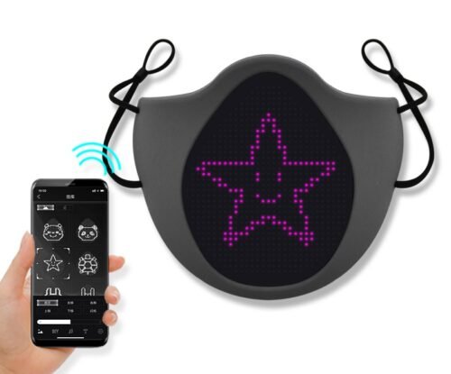 RAVEON Svítící rouška 2.0 | Nastavitelné přes Smartphone