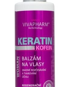 VIVACO Keratinový balzám na vlasy s kofeinem VIVAPHARM 200ml