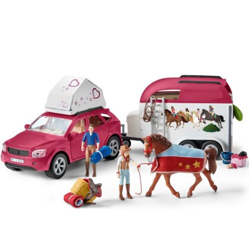 Schleich - Jezdecký klub, Dobrodružství s autem a přívěsem na koně