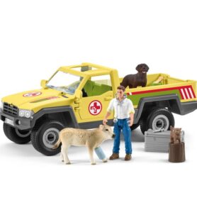 Schleich - Farma, Záchranné terénní auto s veterinářem