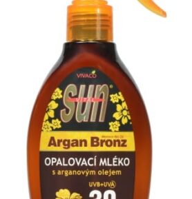 VIVACO Opalovací mléko s bio arganovým olejem SPF 30 SUN VITAL