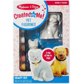 Kreativní sada - Figurky k vymalování, Pes a kočka  (M&D)