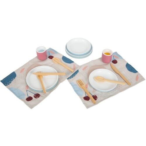 Nádobí dětské - Jídelní sada Tasty s prostíráním (Small foot)