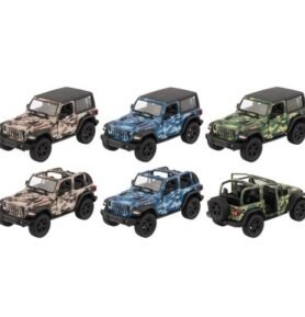 Kovový model - Auto Jeep Wrangler (2018), 1:34, 1ks