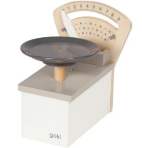 Prodejna - Váha dřevěná kuchyňská světlá (Goki)