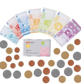 Prodejna - Dětské euro peníze s kreditkou (Goki)