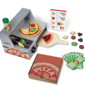 Prodejna - Pizza pult dřevěný s příslušenstvím (M&D)