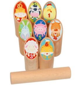 Kubb - Mölkky s obrázky zvířátek (Goki)