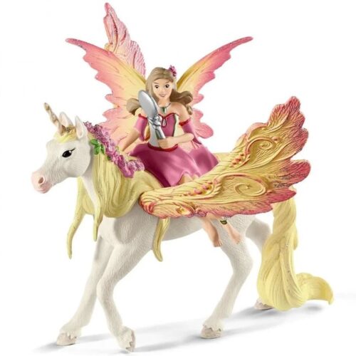 Schleich - Bayala, Elfí víla Feya s Pegasem jednorožcem
