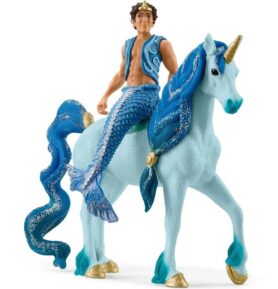 Schleich - Bayala, Mořský muž Aryon na jednorožci