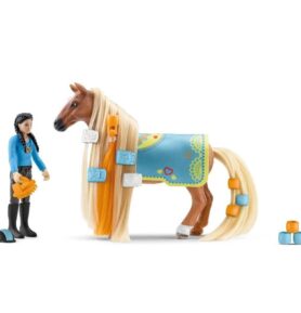 Schleich - Koňský salón, Startovací sada Kim a Caramelo