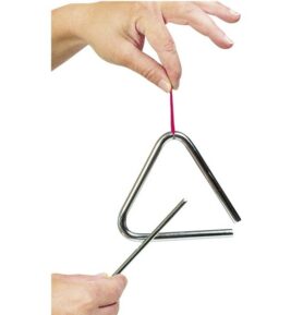 Hudba - Triangl, kovový 10cm (Goki)