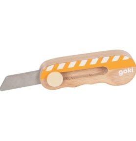 Malý kutil - Nářadí, Nůž Cutter dřevěný (Goki)