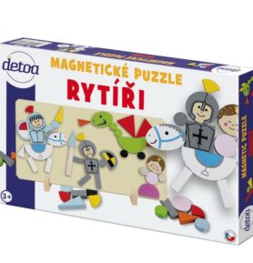 Puzzle magnetické - Rytíři (Detoa)