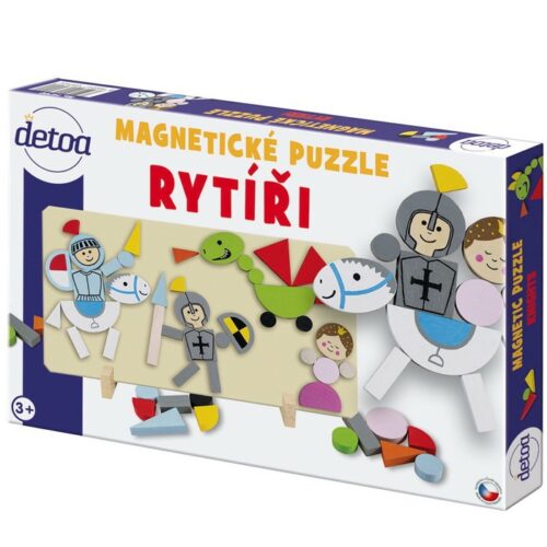 Puzzle magnetické - Rytíři (Detoa)
