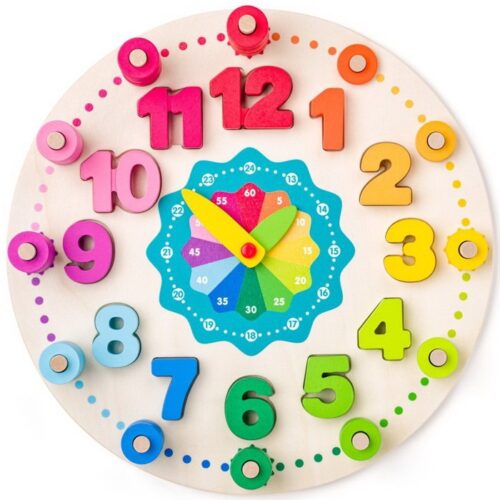 Puzzle hodiny - Didaktické s počítáním (Woody)