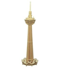 3D Puzzle přírodní - Věž Kuala Lumpur