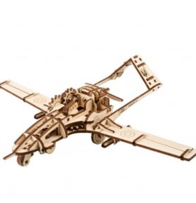 3D mechanický model - Letadlo dron Bayraktar TB2 Combat (Ugears)