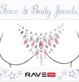 RAVE Samolepící kamínky na prsa 9.0 | Necklace