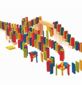 Dominová dráha - Domino Rally, 200 dílků (Woody)