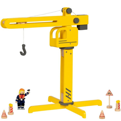 Jeřáb - Stavební dřevěný, výška 55cm (Goki)