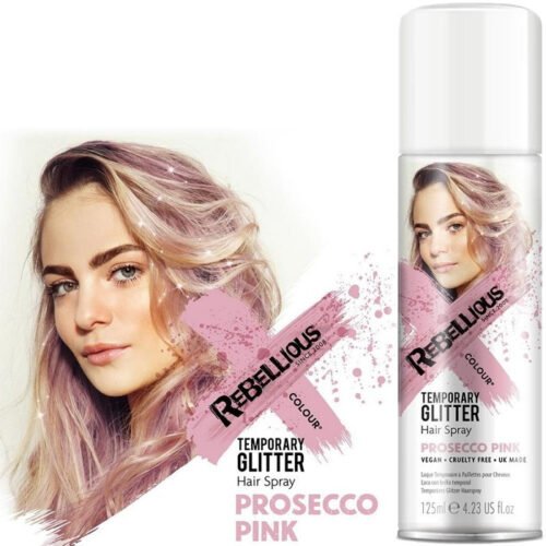 PaintGlow - Sprej na vlasy, Růžový třpyt dočasný 125ml