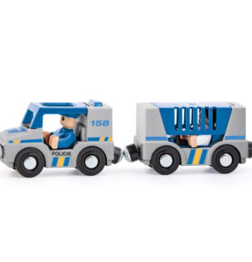 Vláčkodráha auto - Policie s panáčky (Woody)