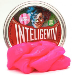 Inteligentní plastelína - svítící, Neon růžová