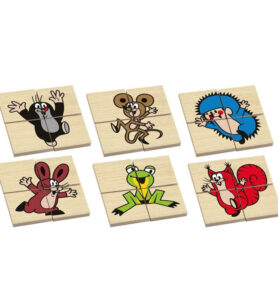 Skládací obrázky - První puzzle Krtek, 12ks (Detoa)