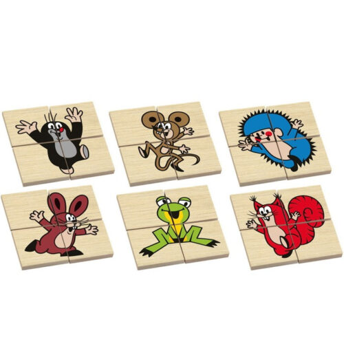 Skládací obrázky - První puzzle Krtek, 12ks (Detoa)