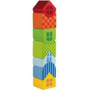 Skládačka - Pyramida dřevěná (Detoa)