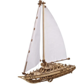 3D mechanický model - Loď jachta Serenitys Dream (Ugears)