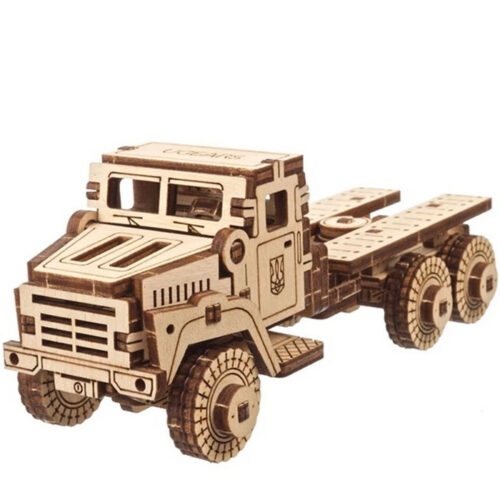 3D mechanický model - Mini, Auto nákladní vojenské (Ugears)