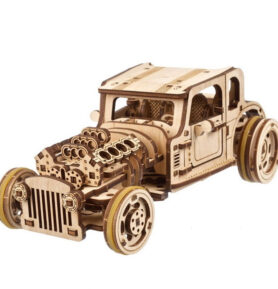 3D mechanický model - Auto Hot Rod Furious Mouse (Ugears)