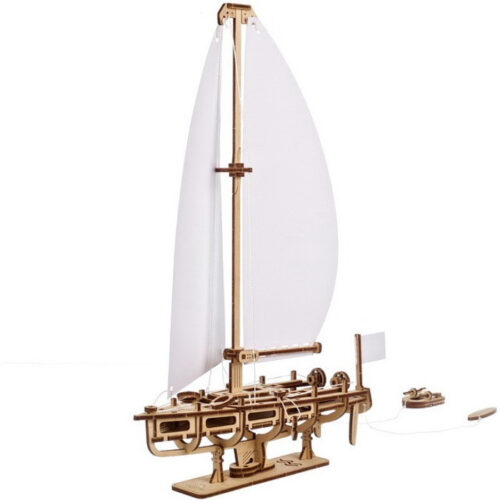 3D mechanický model - Mini, Loď jachta Ocean Beauty (Ugears)