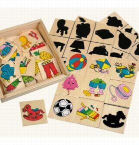 Puzzle stínové - Hledání stínů, Věci (Bino)