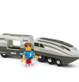 Vláčkodráha mašinka - Elektrická s pohonem, Nejrychlejší turbo (Brio)