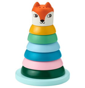 Skládačka s kroužky - Pyramida UPPSTA (Ikea)