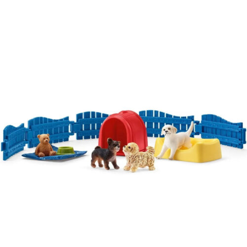 Schleich - Farma, Ohrádka se štěňátky