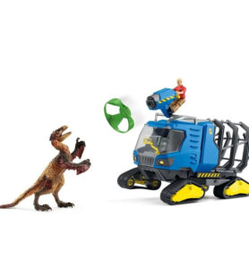 Schleich - Dinosaurus set, Pásové vozidlo na odchyt dinosaurů