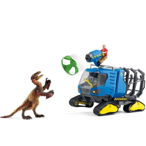 Schleich - Dinosaurus set, Pásové vozidlo na odchyt dinosaurů